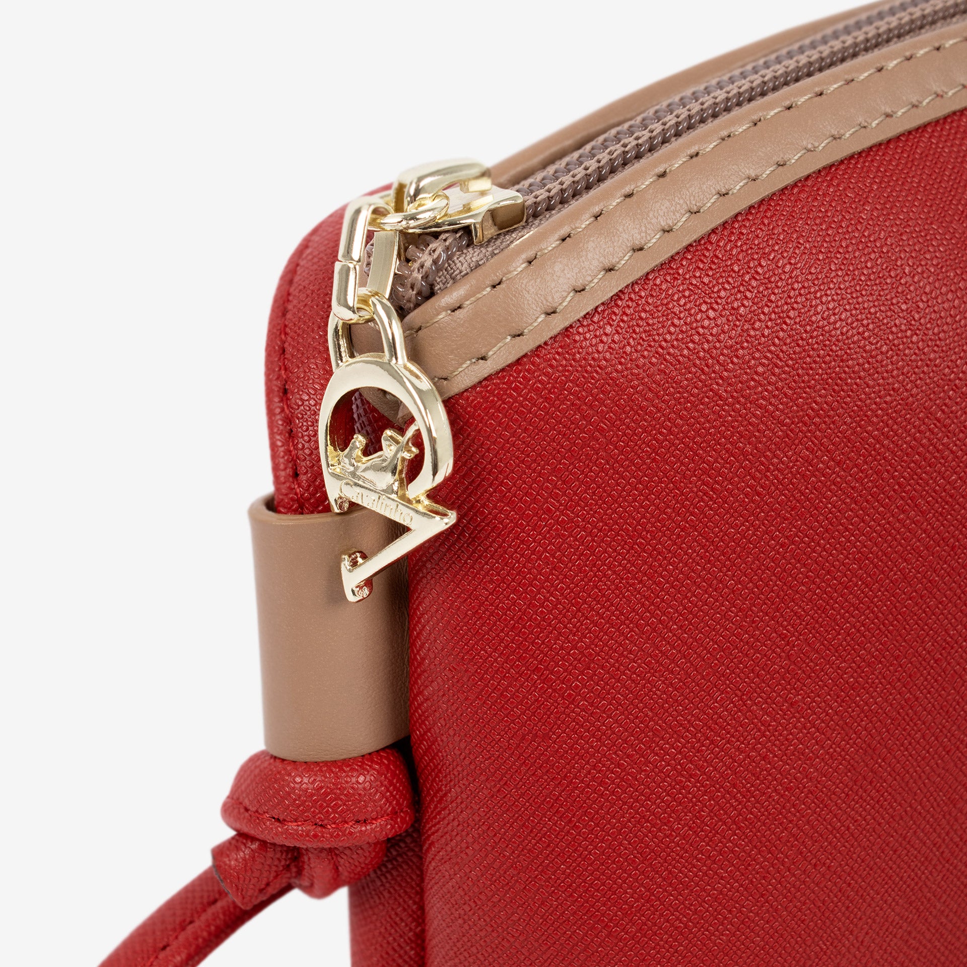 Only by Cavalinho Red Crossbody Bag for Women SKU 16200584.04 #color_red / beige