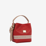 Only by Cavalinho Red Bucket Handbag for Women SKU 16200591.04 #color_red / beige