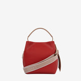 Only by Cavalinho Red Bucket Handbag for Women SKU 16200591.04 #color_red / beige