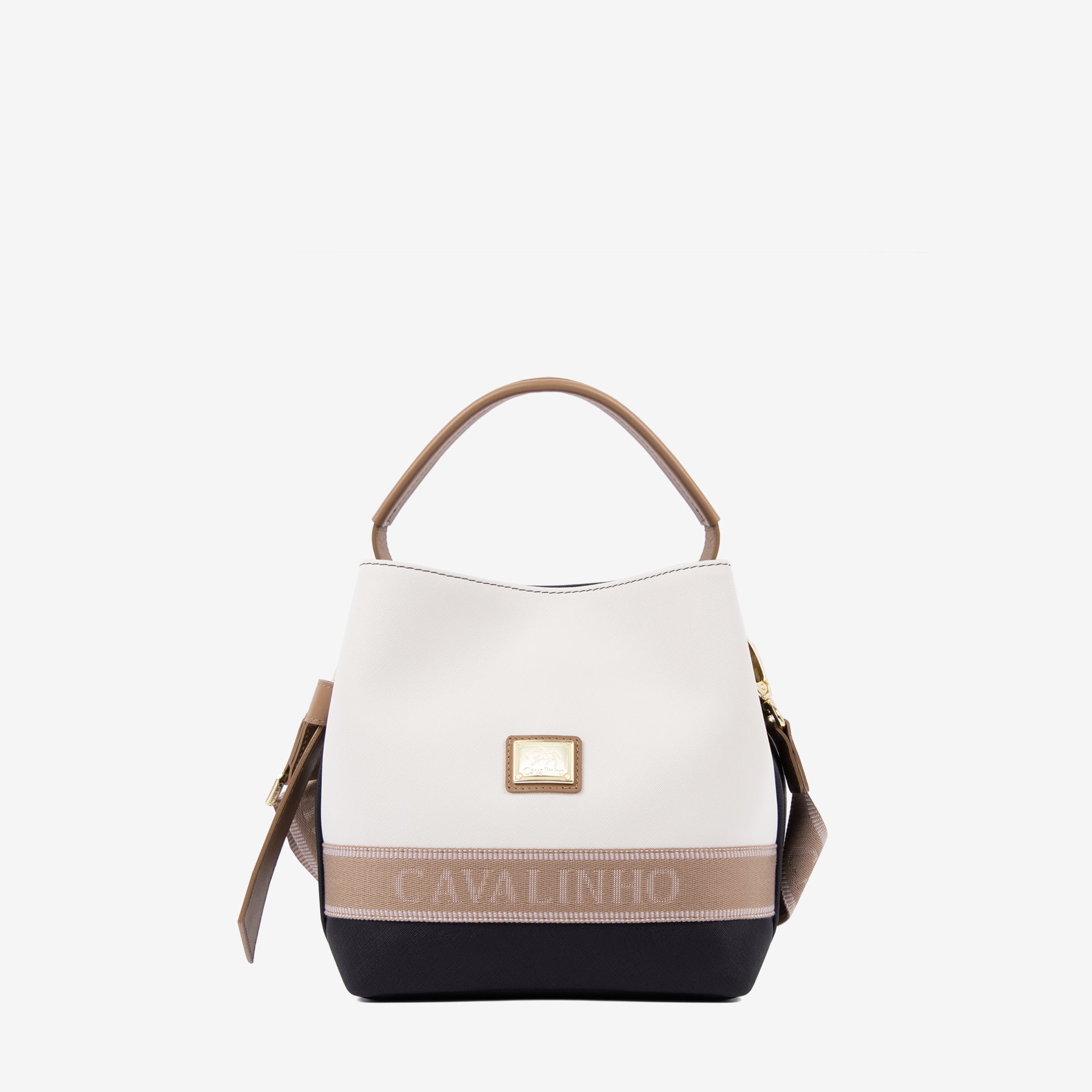 Only by Cavalinho Bucket Handbag for Women SKU 16200591.22 #color_beige / white / navy