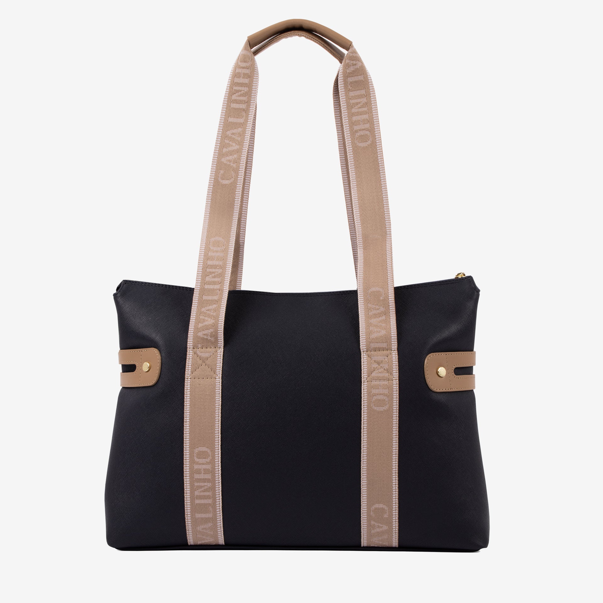 Only by Cavalinho Large Tote Shoulder Bag SKU 16200594.22 #color_beige / white / navy