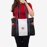 Only by Cavalinho Large Tote Shoulder Bag SKU 16200594.45 #color_navy / white / red