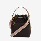 Cavalinho Only by Cavalinho Brown Drawstring Bucket Handbag SKU 16200598.02 #color_brown / beige