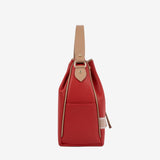 Only by Cavalinho Red Drawstring Bucket Bag SKU 16200598.04 #color_red / beige
