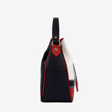 Only by Cavalinho Drawstring Bucket Bag SKU 16200598.45 #color_navy / white / red
