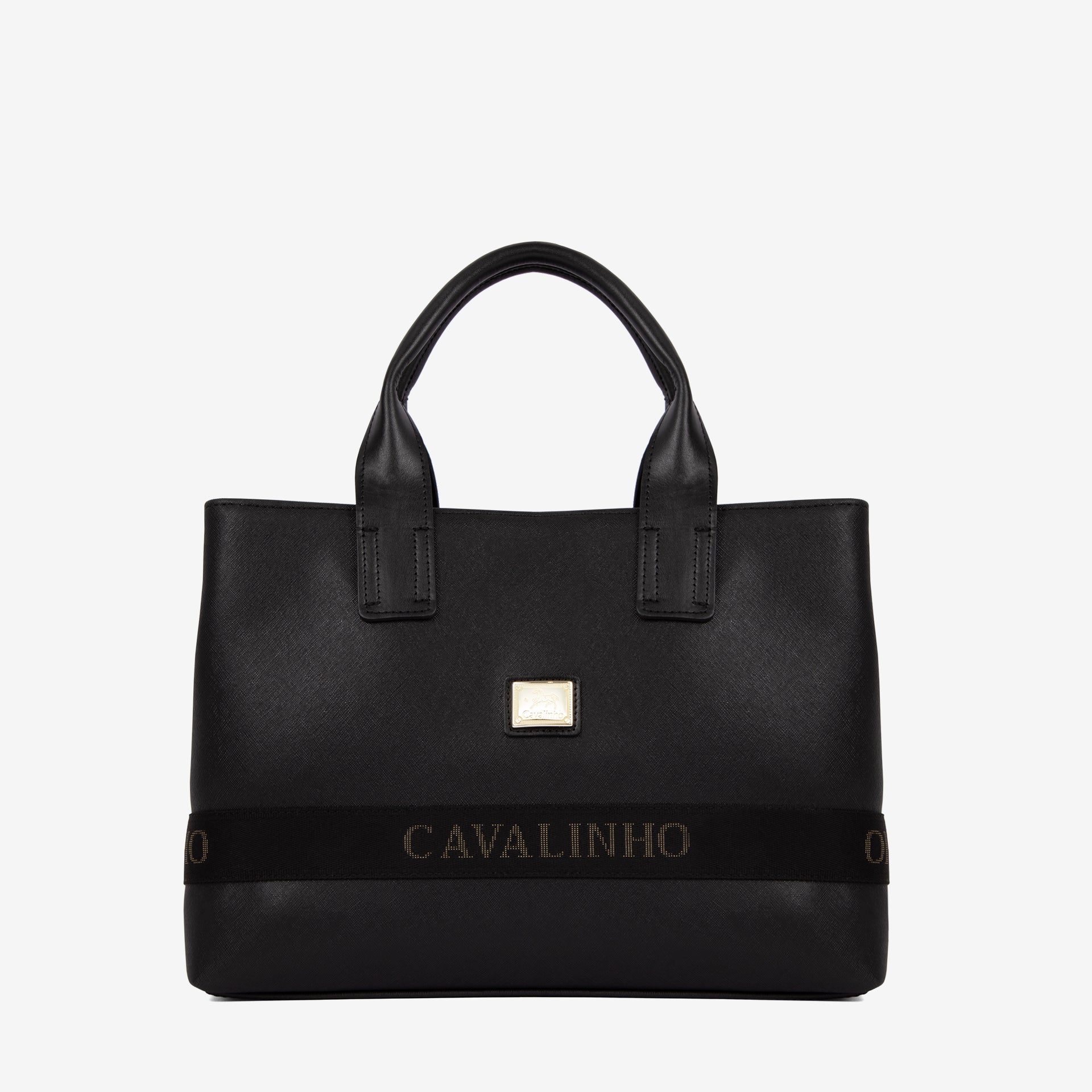 Only By Cavalinho Black Canvas Handbag SKU 16200601.01 #color_black