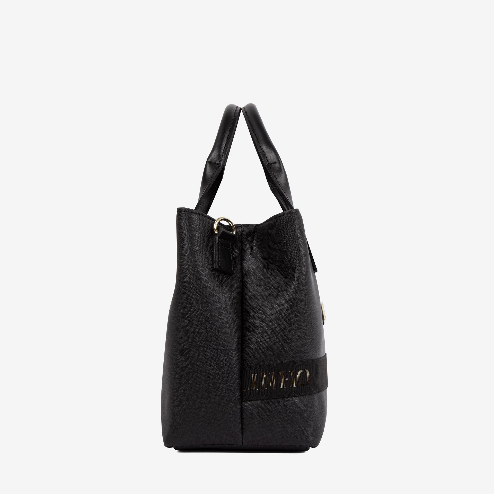 Only By Cavalinho Black Canvas Handbag SKU 16200601.01 #color_black