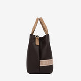 Only By Cavalinho Brown Canvas Handbag SKU 16200601.02 #color_brown / beige