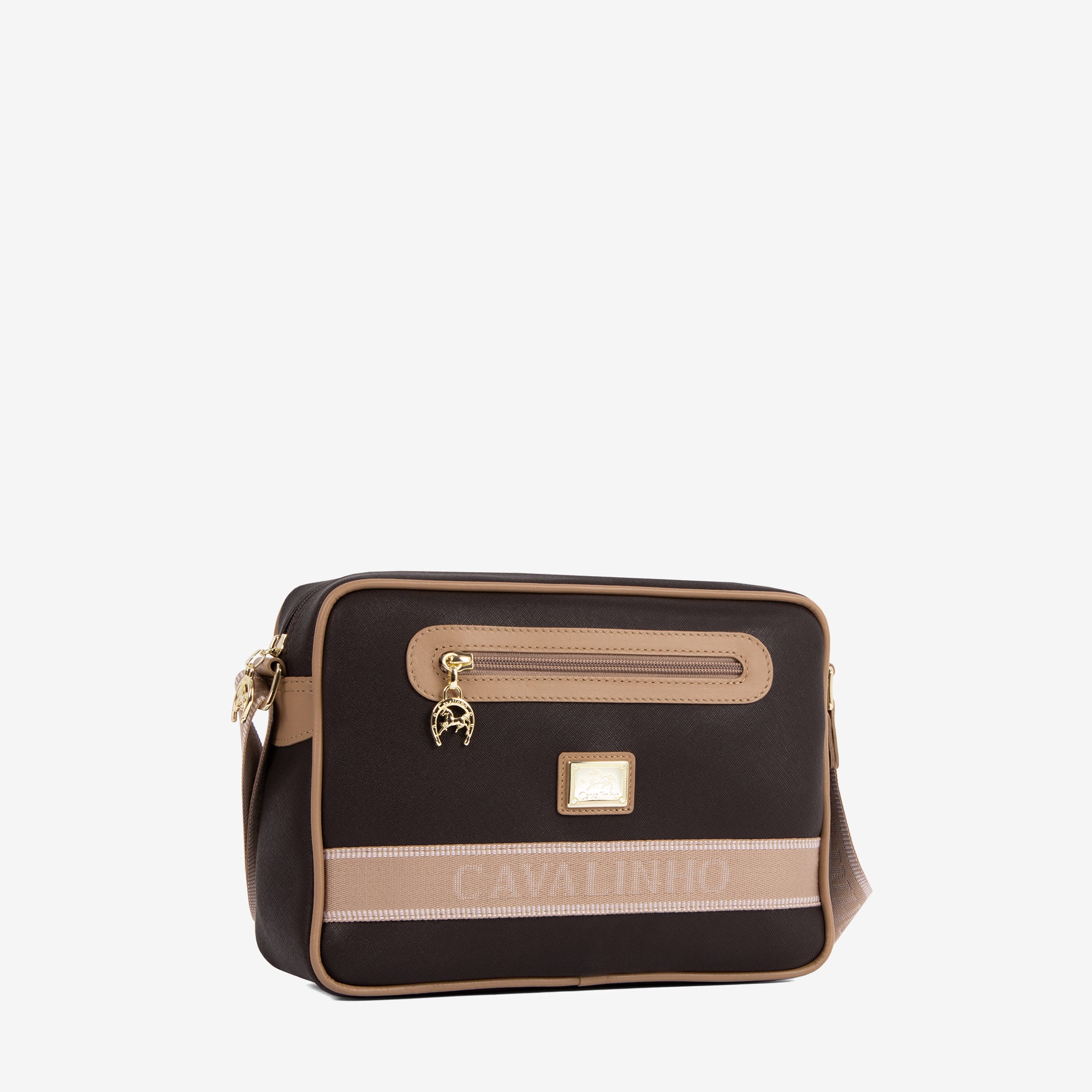 Cavalinho Only By Cavalinho Brown Crossbody Bag SKU 16200610.02 #color_brown / beige