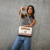 Cavalinho Only By Cavalinho Crossbody Bag SKU 16200610.22 #color_beige / white / navy