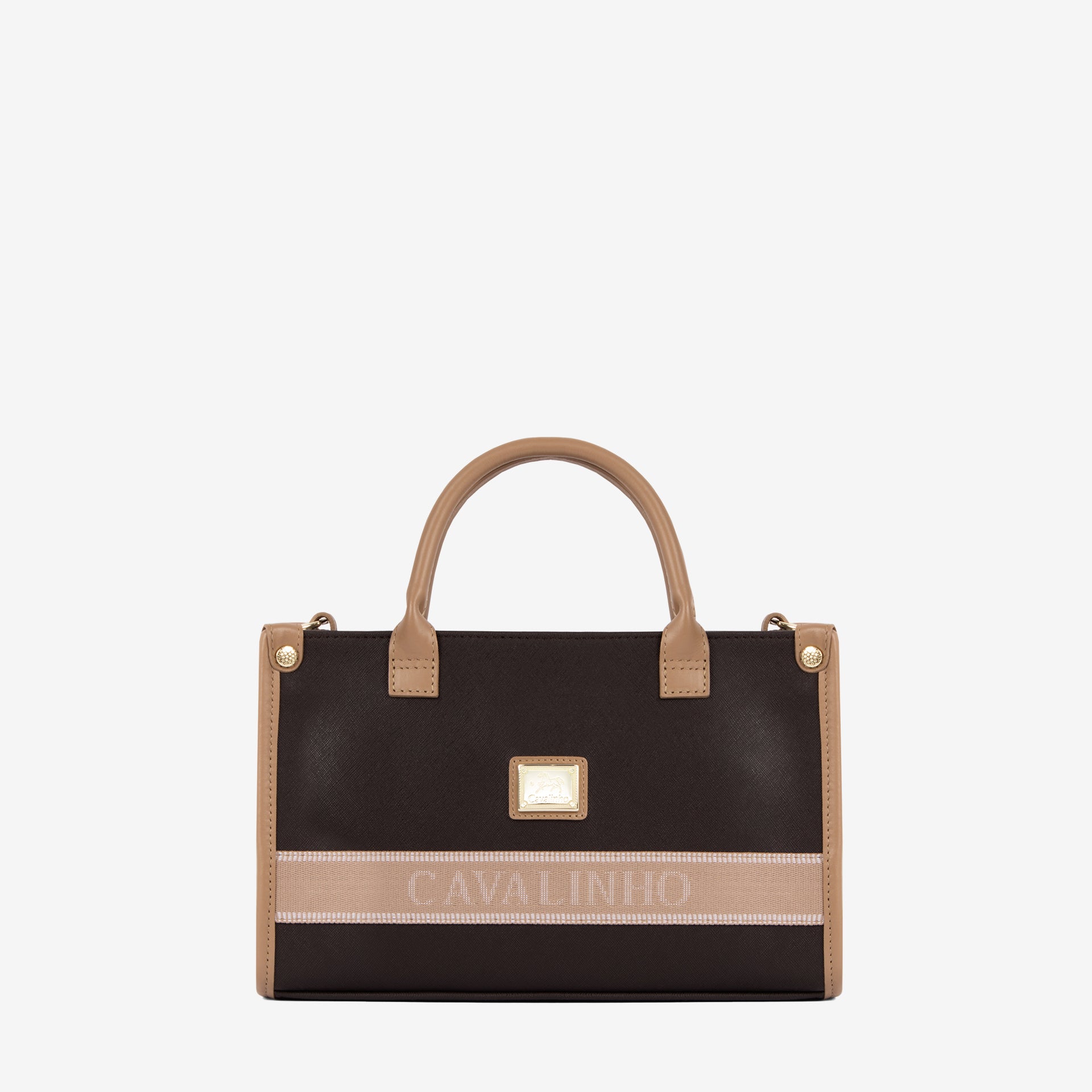 Only By Cavalinho Black Handbag SKU 16200612.02 #color_brown / beige