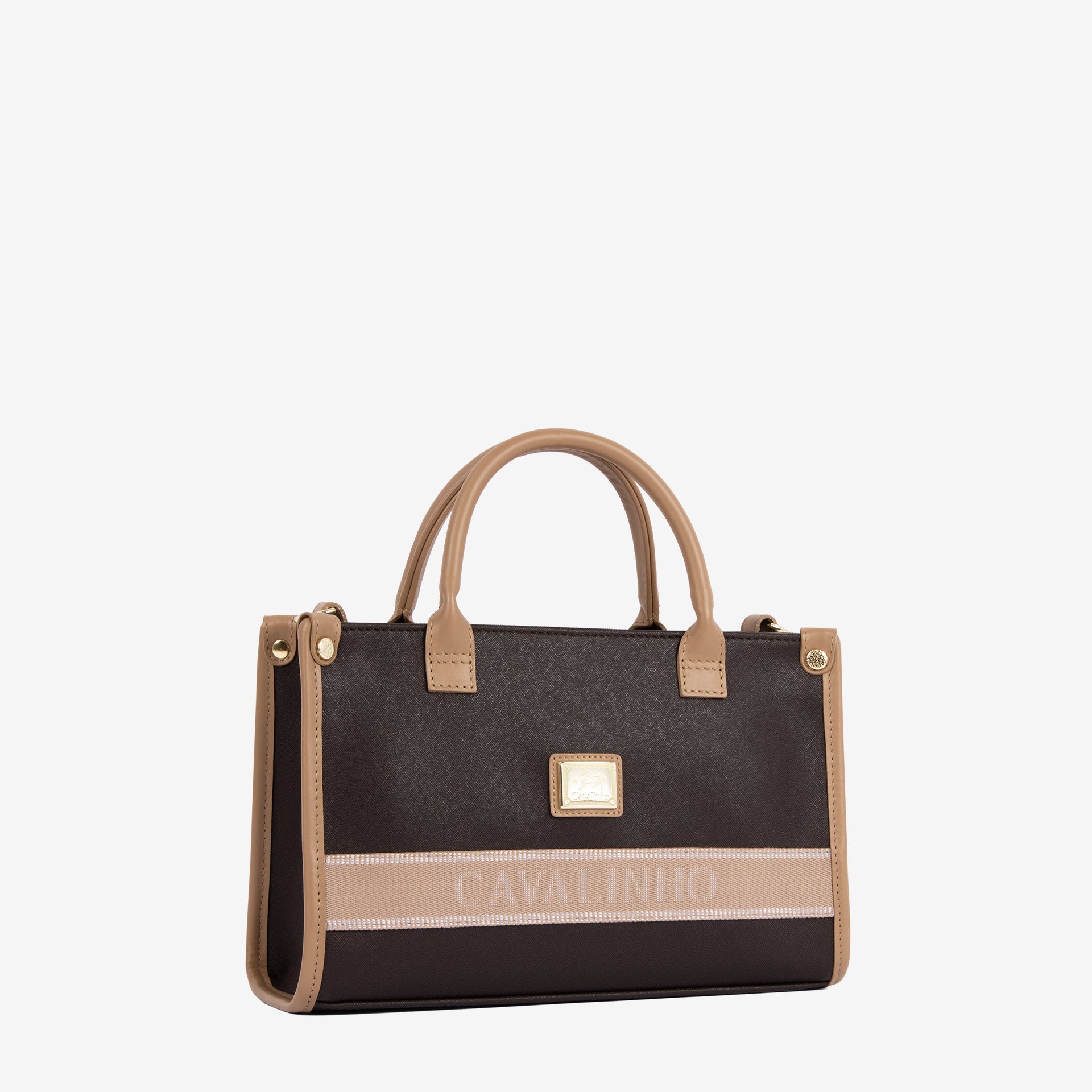 Only By Cavalinho Black Handbag SKU 16200612.02 #color_brown / beige