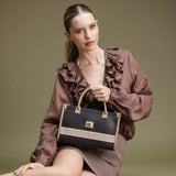 Only By Cavalinho Black Handbag SKU 16200612.02 #color_brown / beige