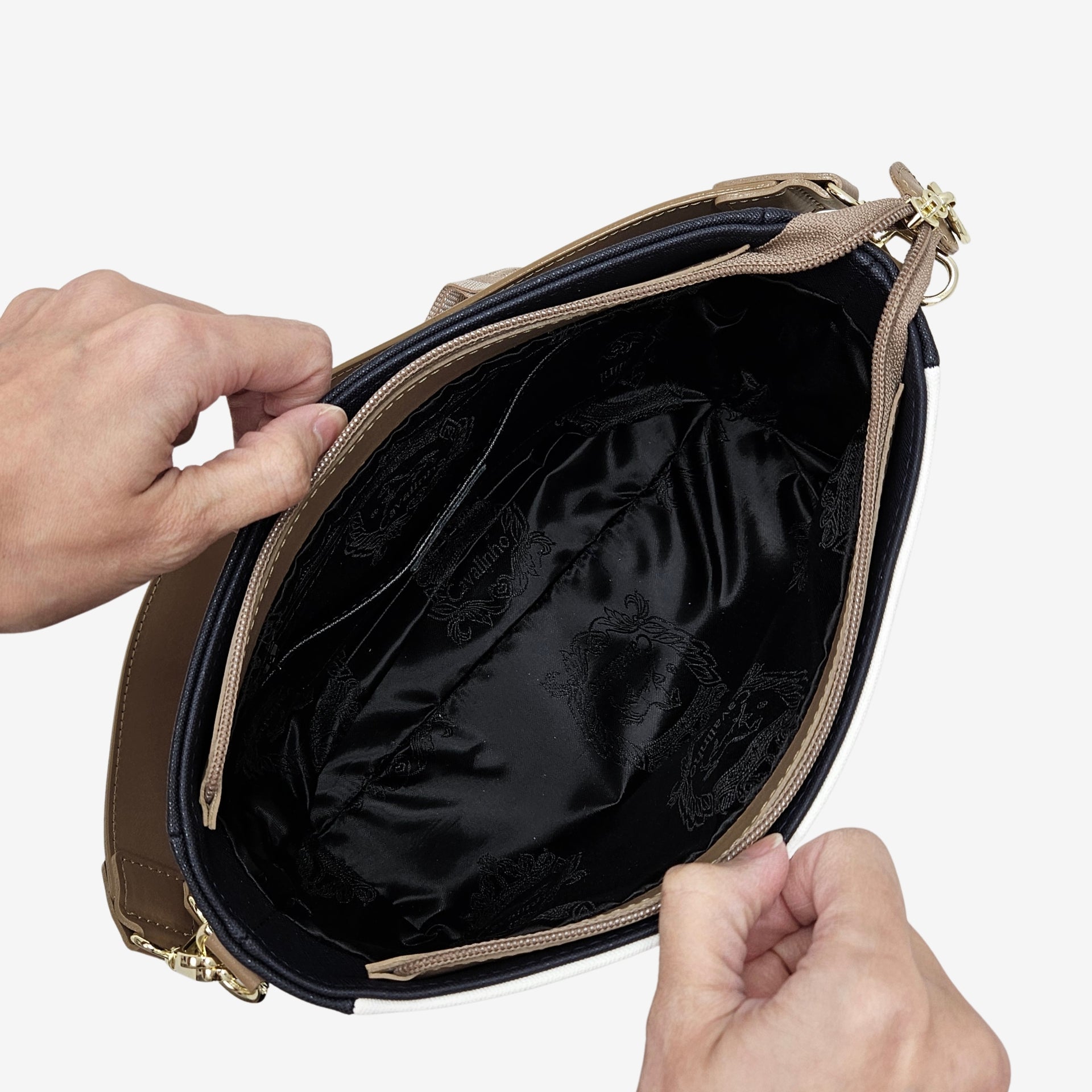 Only By Cavalinho Handbag Shoulder Bag for Women SKU 16200615.22 #color_beige / white / navy, black, brown / beige, red / beige, white / sand