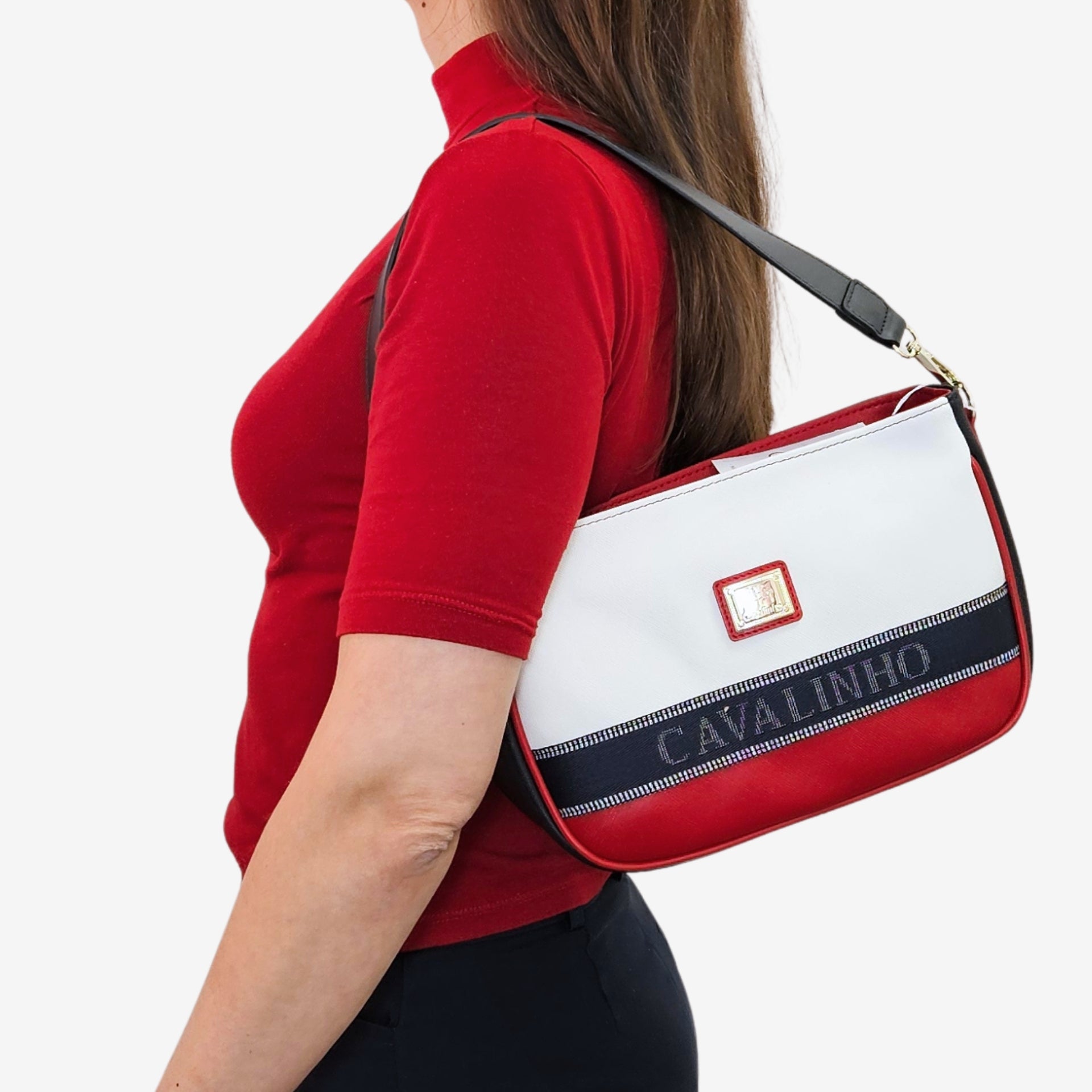 Only By Cavalinho Handbag & Shoulder Bag SKU 16200615.45 #color_navy / white / red