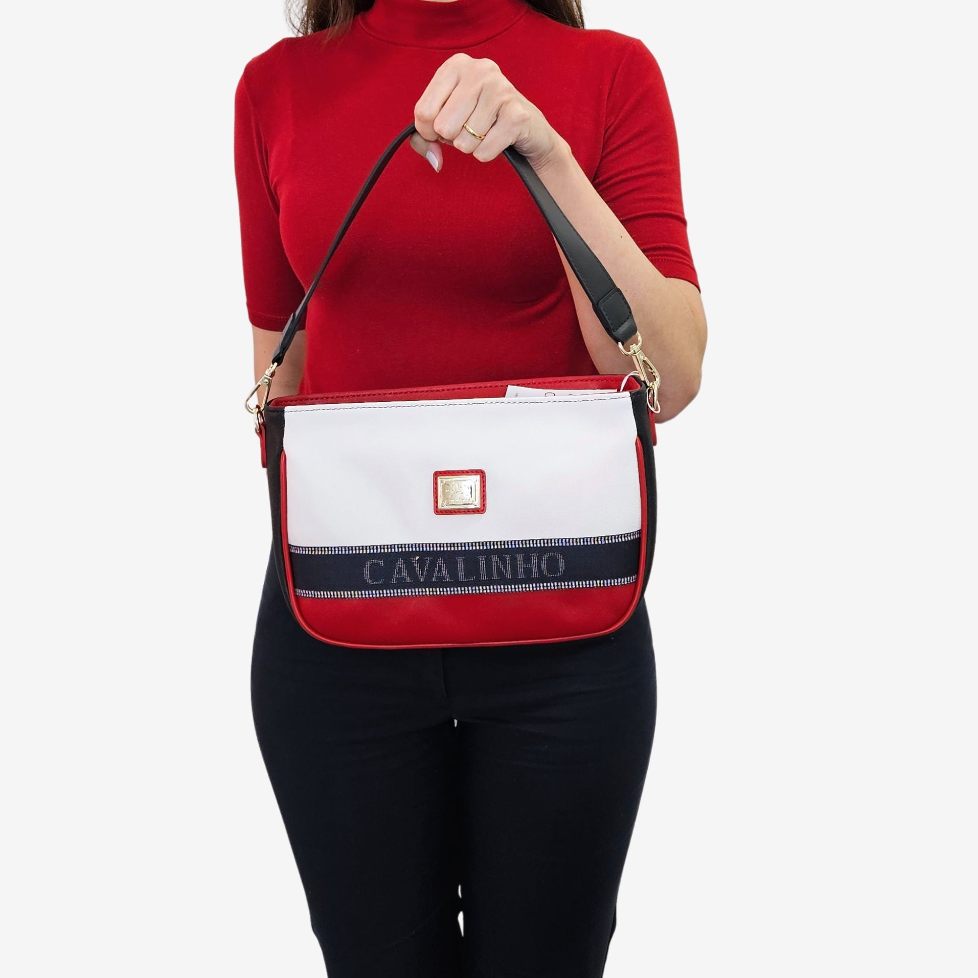 Only By Cavalinho Handbag & Shoulder Bag SKU 16200615.45 #color_navy / white / red