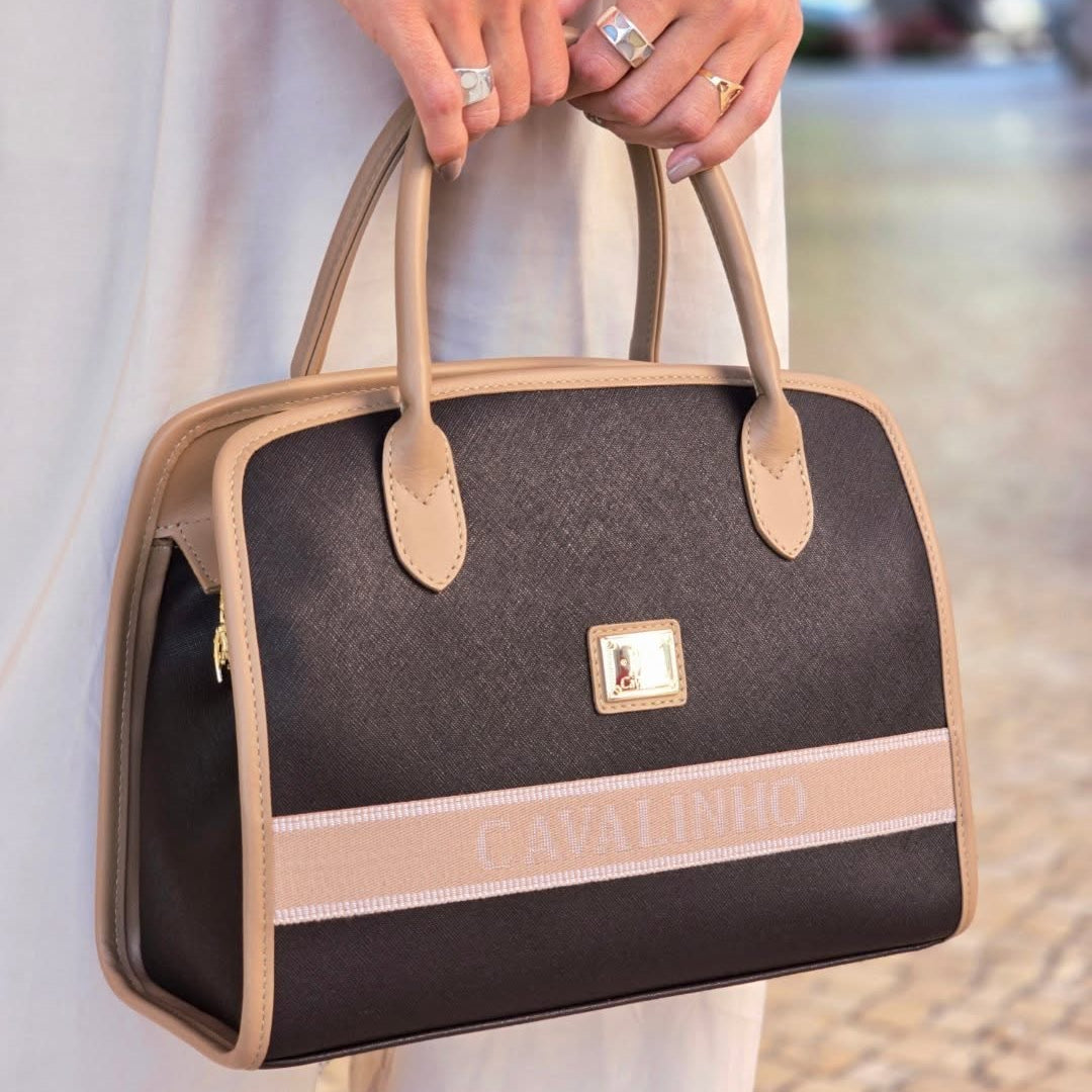 Only By Cavalinho Brown Handbag SKU 16200620.02 #color_brown / beige