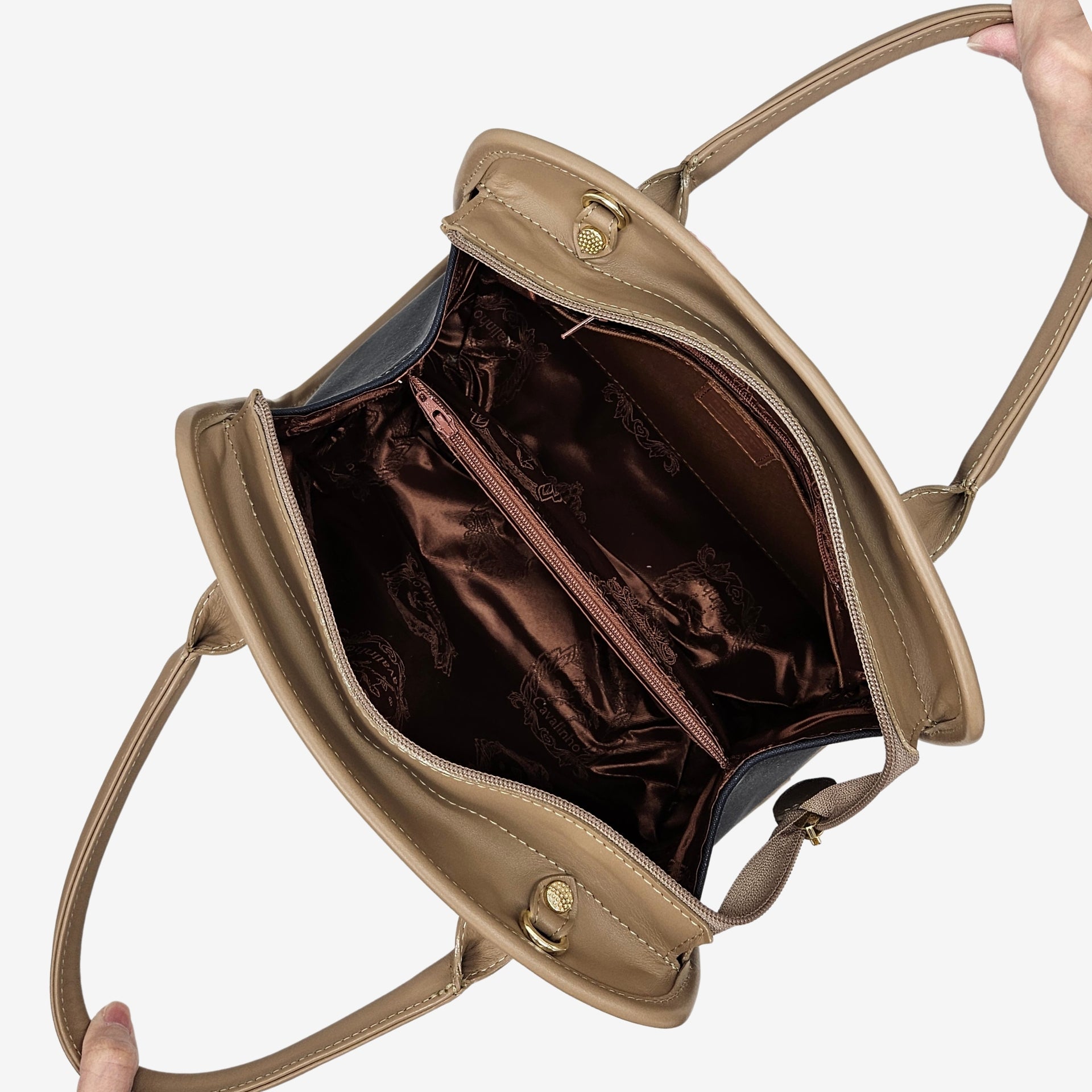 Only By Cavalinho Handbag for Women SKU 16200620.22 #color_beige / white / navy, black, brown / beige, red / beige, white / sand