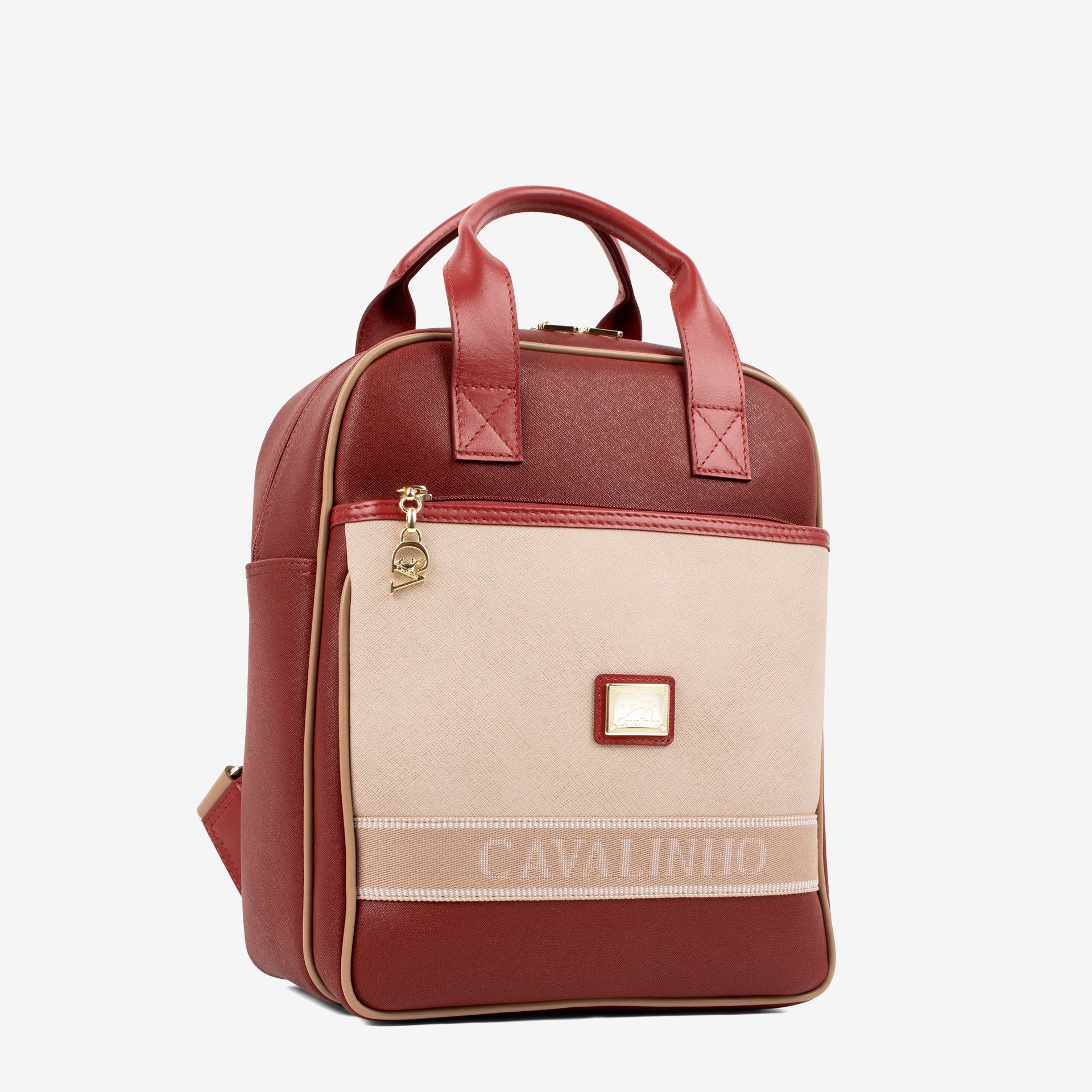 Only By Cavalinho Backpack SKU 16200666.15 #color_darkred / beige