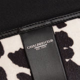 Cavalinho Club Black and White Crossbody Bag with Cow Print for Women #color_black / white