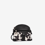 Cavalinho Club Crossbody Bag with Cow Print SKU 16210573.01 #color_black / white