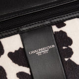 Cavalinho Club Crossbody Bag with Cow Print SKU 16210573.01 #color_black / white
