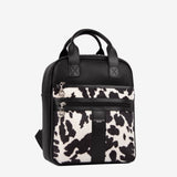 Cavalinho Club Backpack with Cow Print SKU 16210609.01 #color_black / white