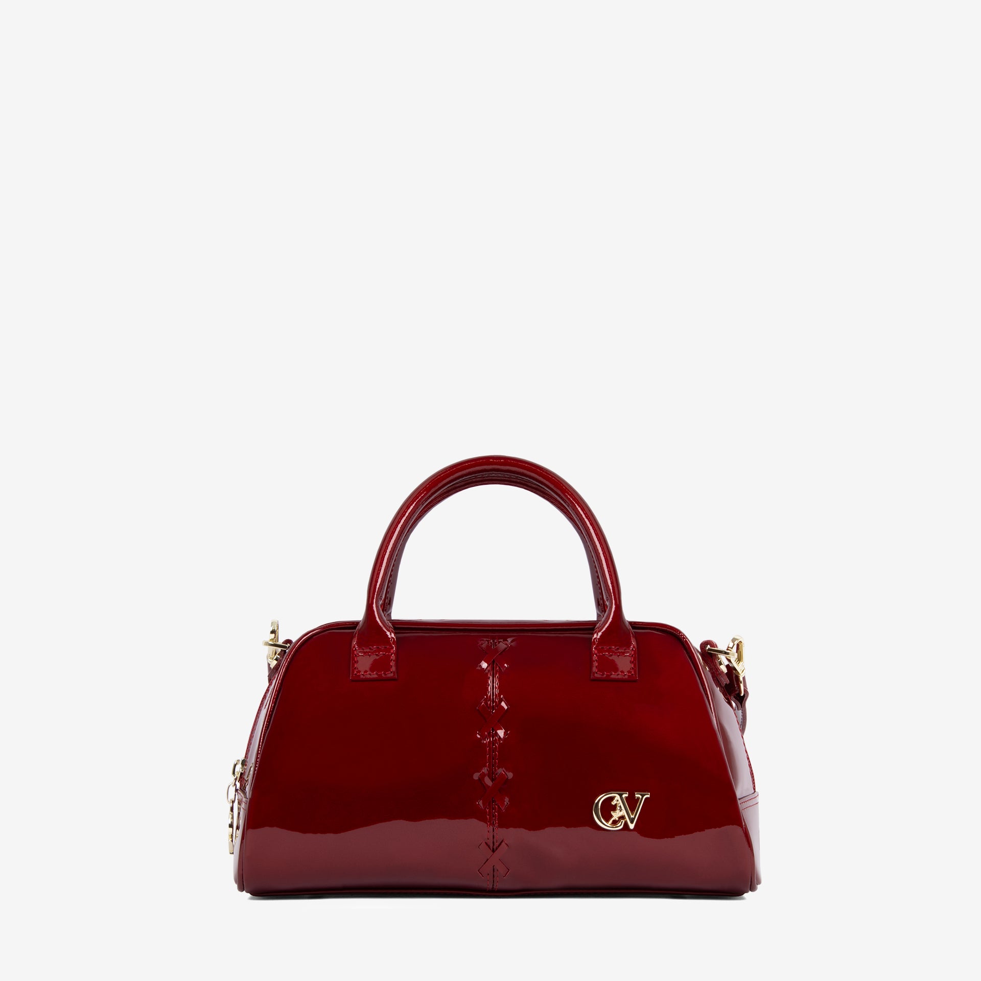 Cavalinho Midnight Rouge Red Patent Leather Handbag, Christmas Limited Edition SKU 16220616.04 #color_red