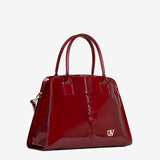 Cavalinho Midnight Rouge Patent Leather Handbag Tote SKU 16220624.04 #color_red