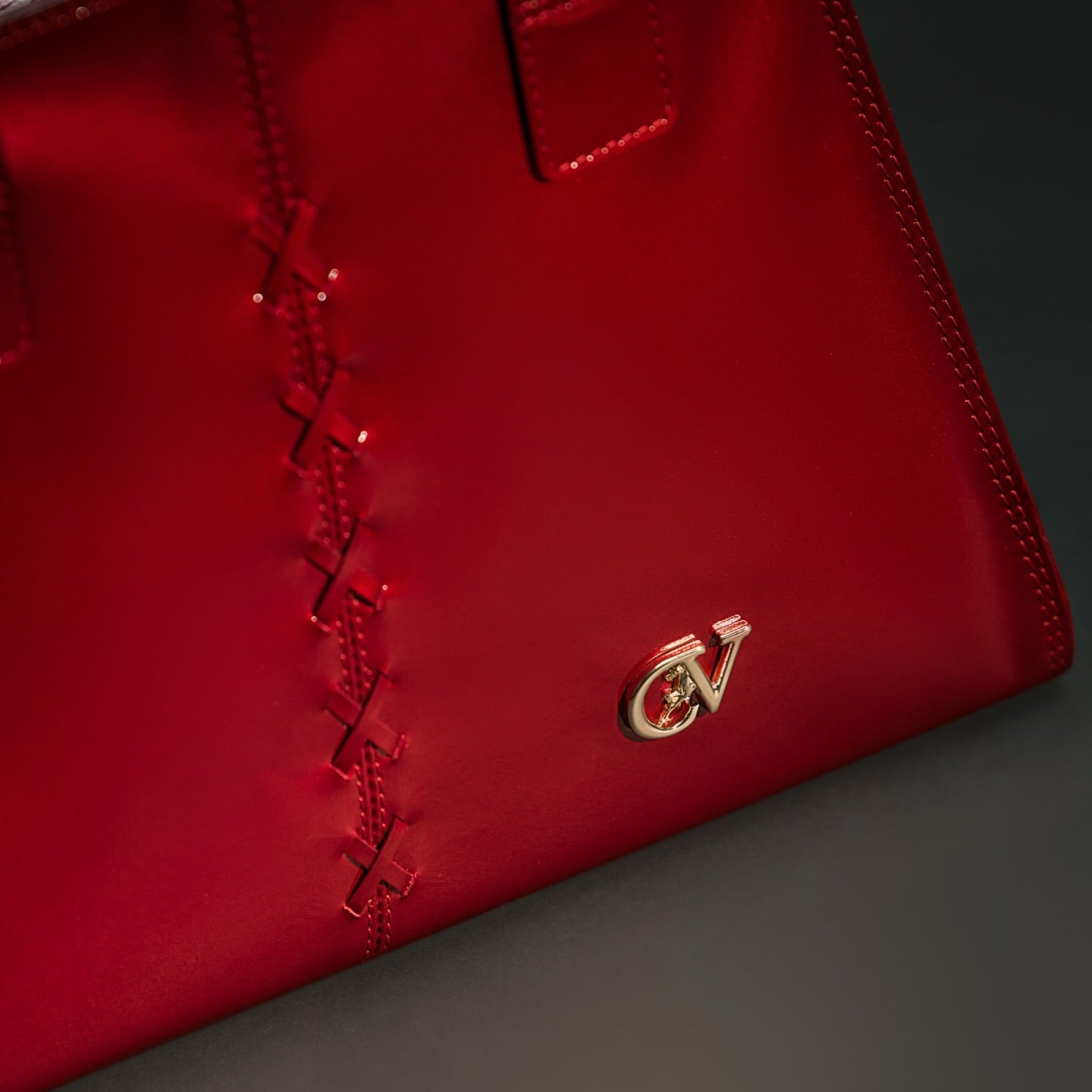 Cavalinho Midnight Rouge Patent Leather Handbag Tote SKU 16220624.04 #color_red