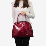 Cavalinho Midnight Rouge Patent Leather Handbag Tote SKU 16220624.04 #color_red
