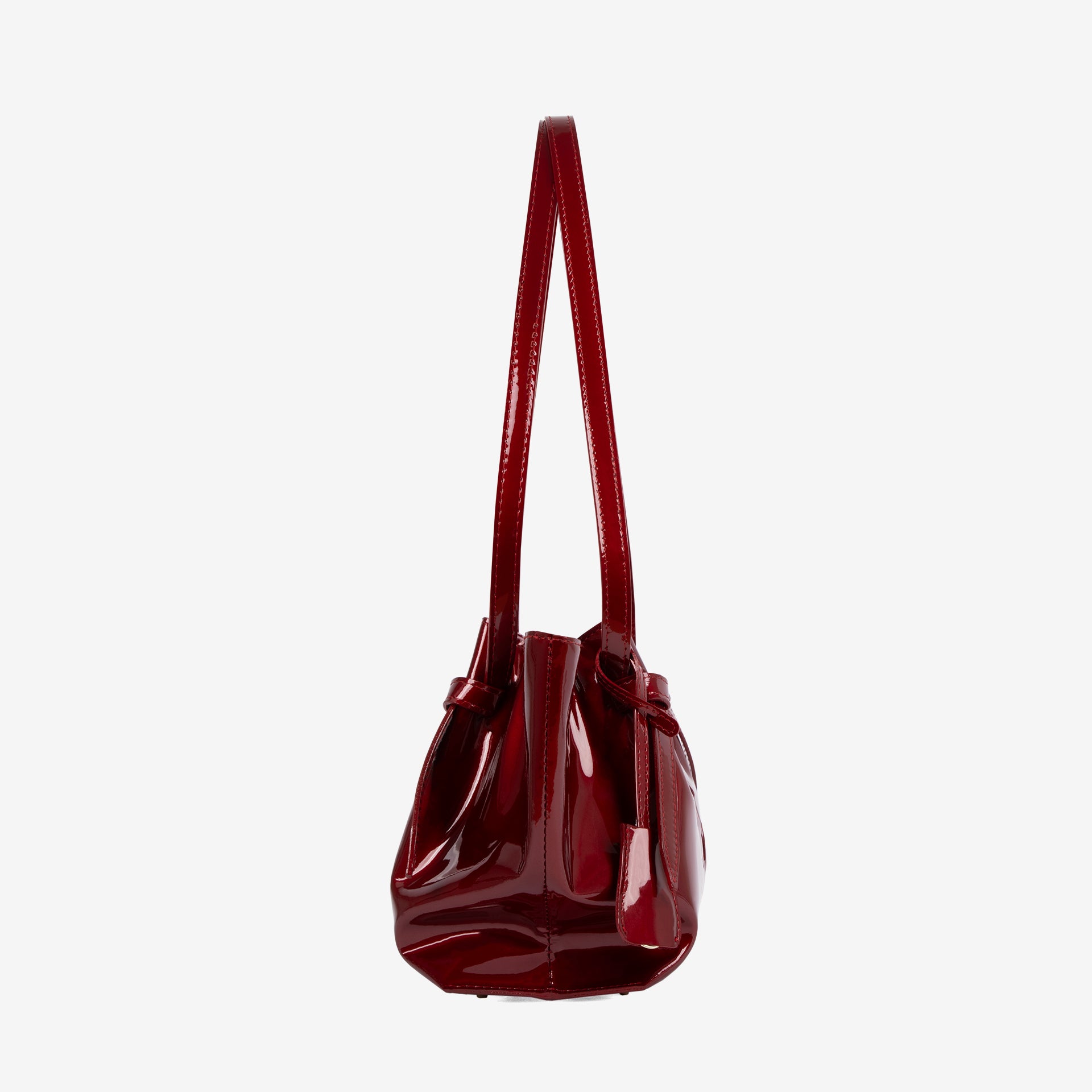 Cavalinho Midnight Rouge Red Patent Leather Shoulder Bag, Limited Edition SKU 16220625.04 #color_red