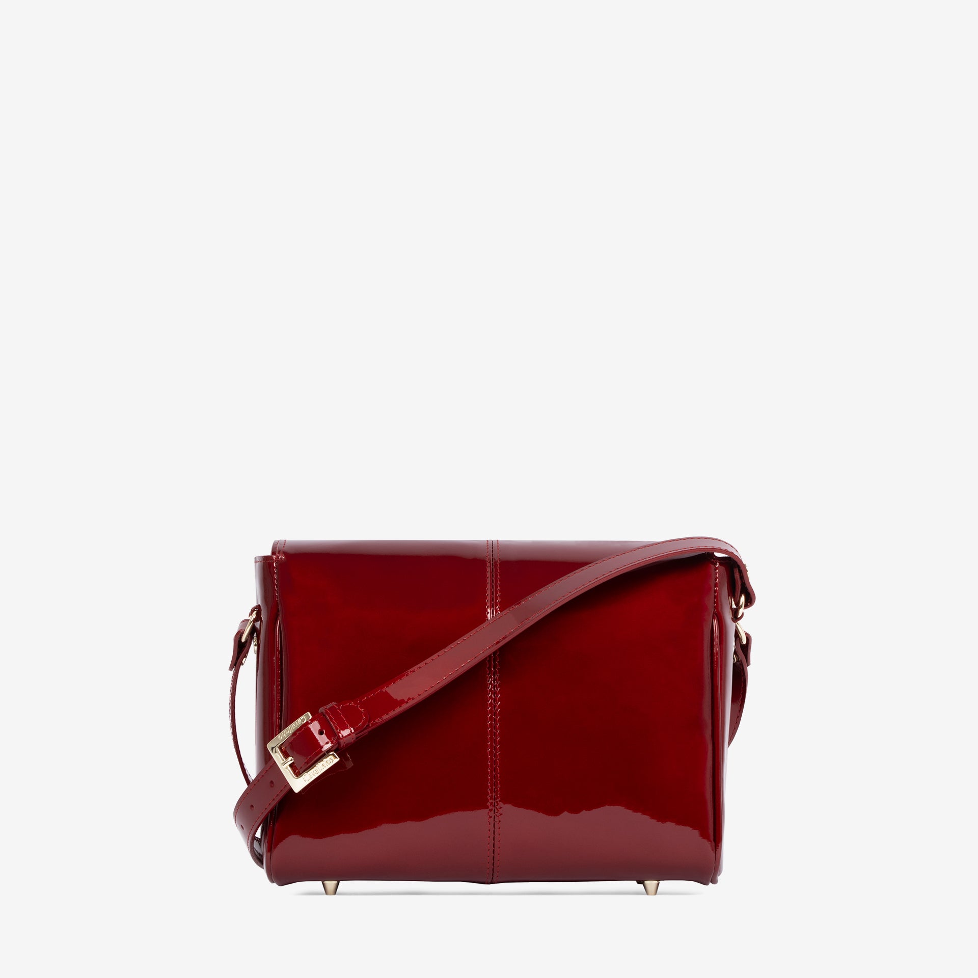 Cavalinho Midnight Rouge Red Patent Leather Crossbody Bag SKU 16220626.04 #color_red