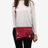 Cavalinho Midnight Rouge Red Patent Leather Crossbody Bag SKU 16220626.04 #color_red
