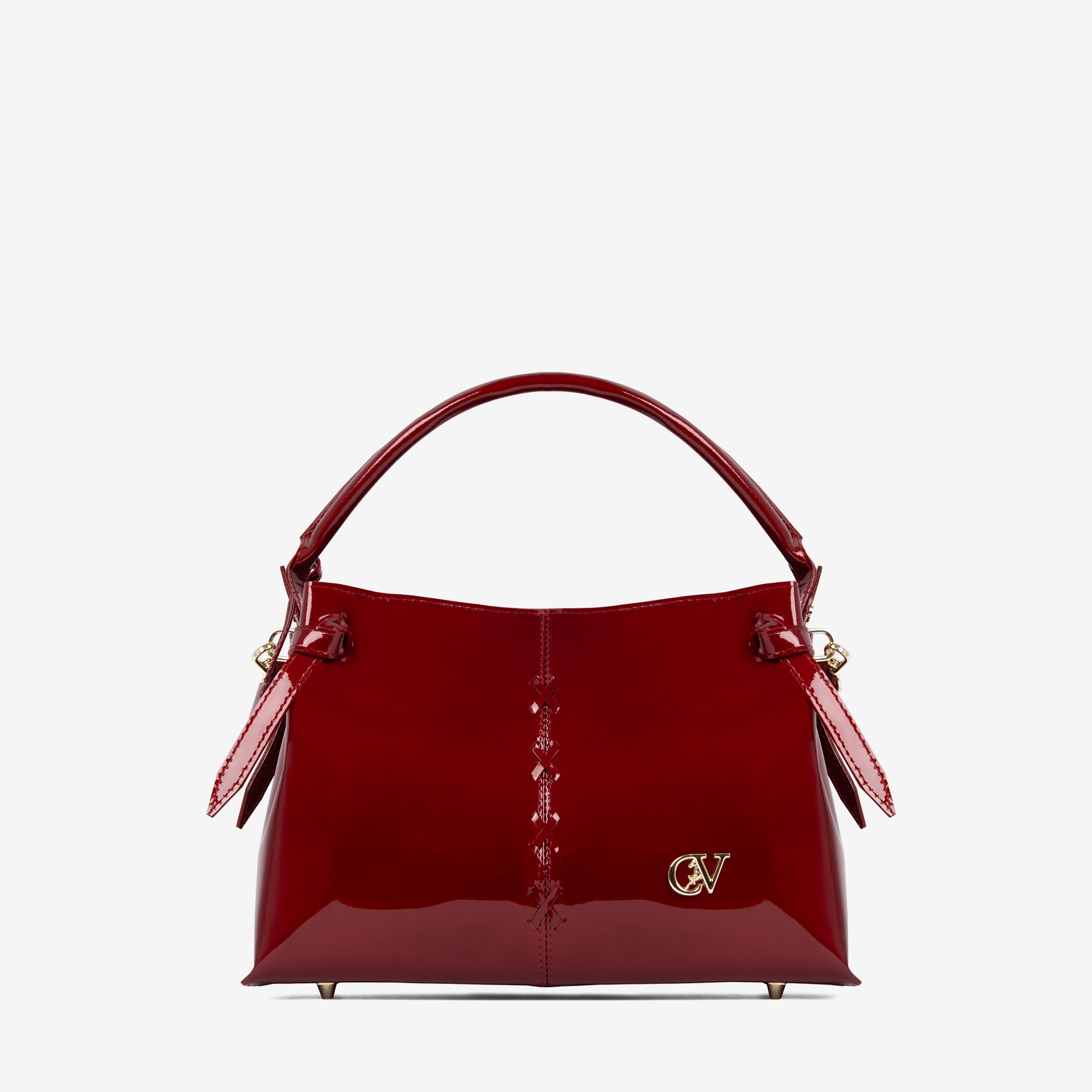 Cavalinho Midnight Rouge Red Patent Leather Handbag for Women Limited Edition SKU 16220627.04 #color_red