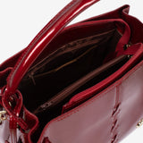 Cavalinho Midnight Rouge Red Patent Leather Handbag for Women Limited Edition SKU 16220627.04 #color_red