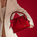 Cavalinho Midnight Rouge Red Patent Leather Handbag for Women Limited Edition SKU 16220627.04 #color_red