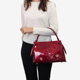 Cavalinho Midnight Rouge Red Patent Leather Handbag for Women Limited Edition SKU 16220627.04 #color_red