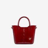 Cavalinho Midnight Rouge Red Patent Leather Handbag Tote for Women SKU 16220628.04 #color_red