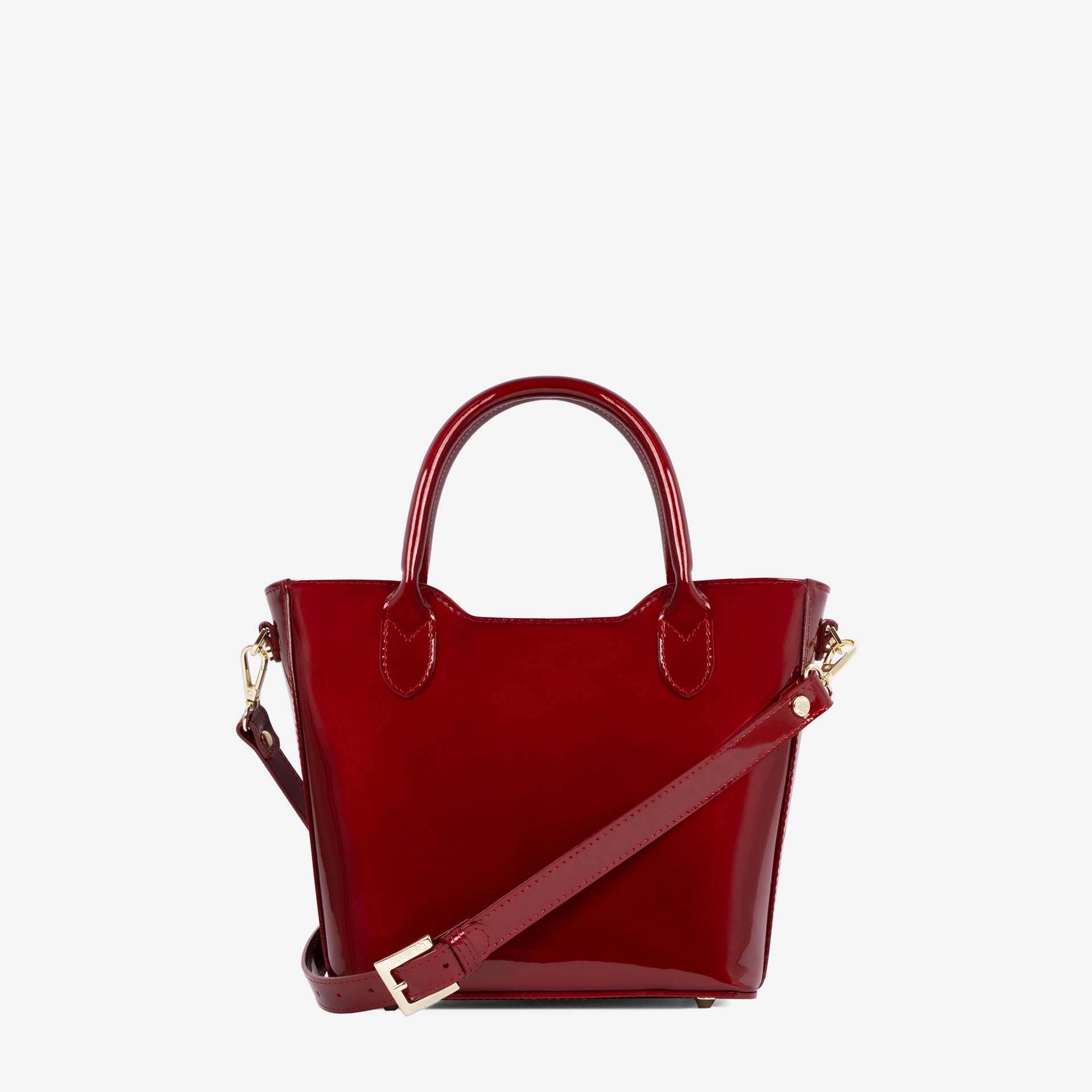 Cavalinho Midnight Rouge Red Patent Leather Handbag Tote for Women SKU 16220628.04 #color_red