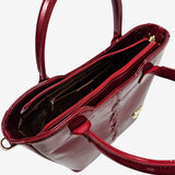 Cavalinho Midnight Rouge Red Patent Leather Handbag Tote for Women SKU 16220628.04 #color_red