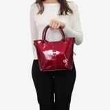 Cavalinho Midnight Rouge Red Patent Leather Handbag Tote for Women SKU 16220628.04 #color_red