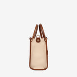 Horse By Cavalinho Designer Beige and Brown Handbag SKU 16230524.34 #color_saddlebrown / beige