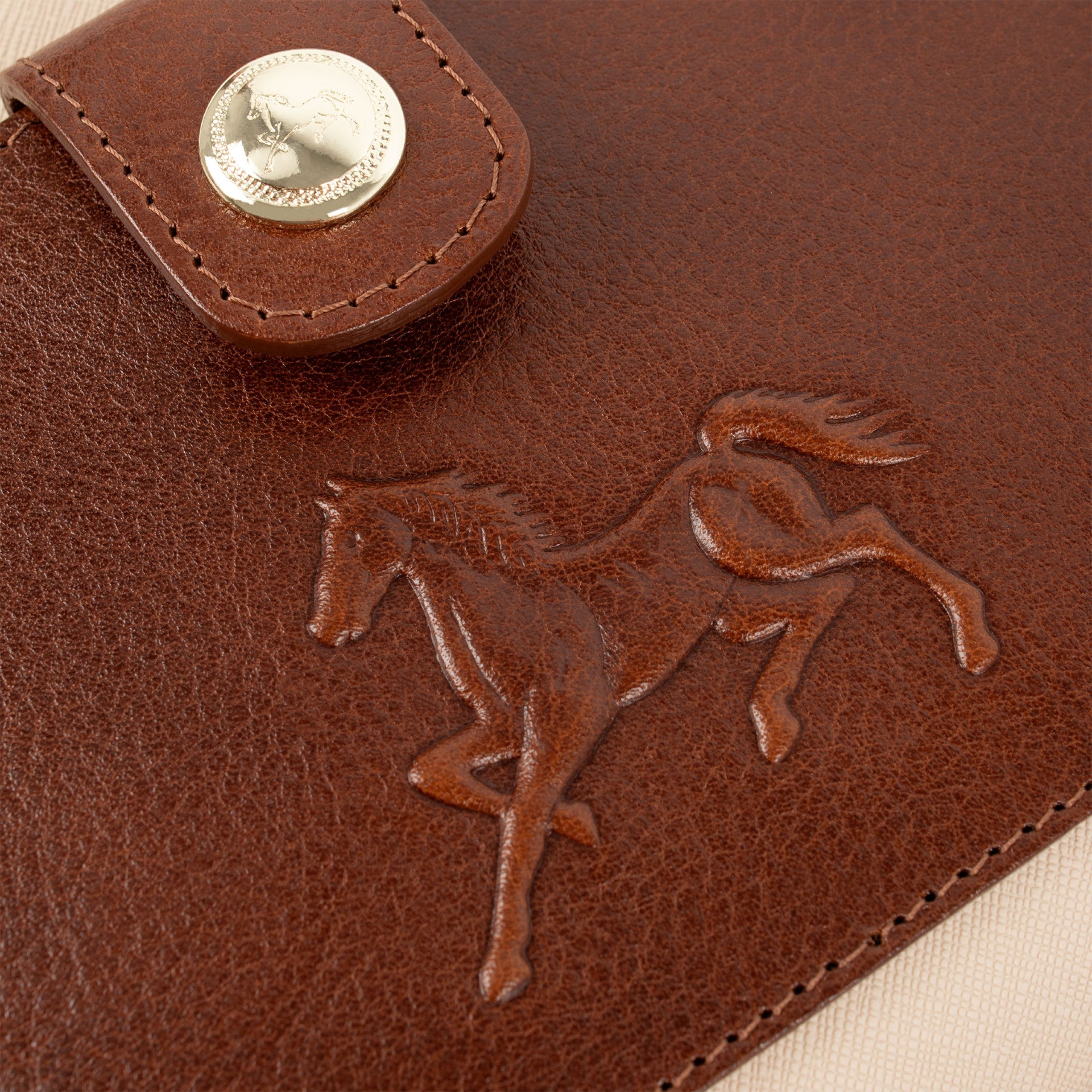 Horse By Cavalinho Designer Beige and Brown Handbag SKU 16230524.34 #color_saddlebrown / beige