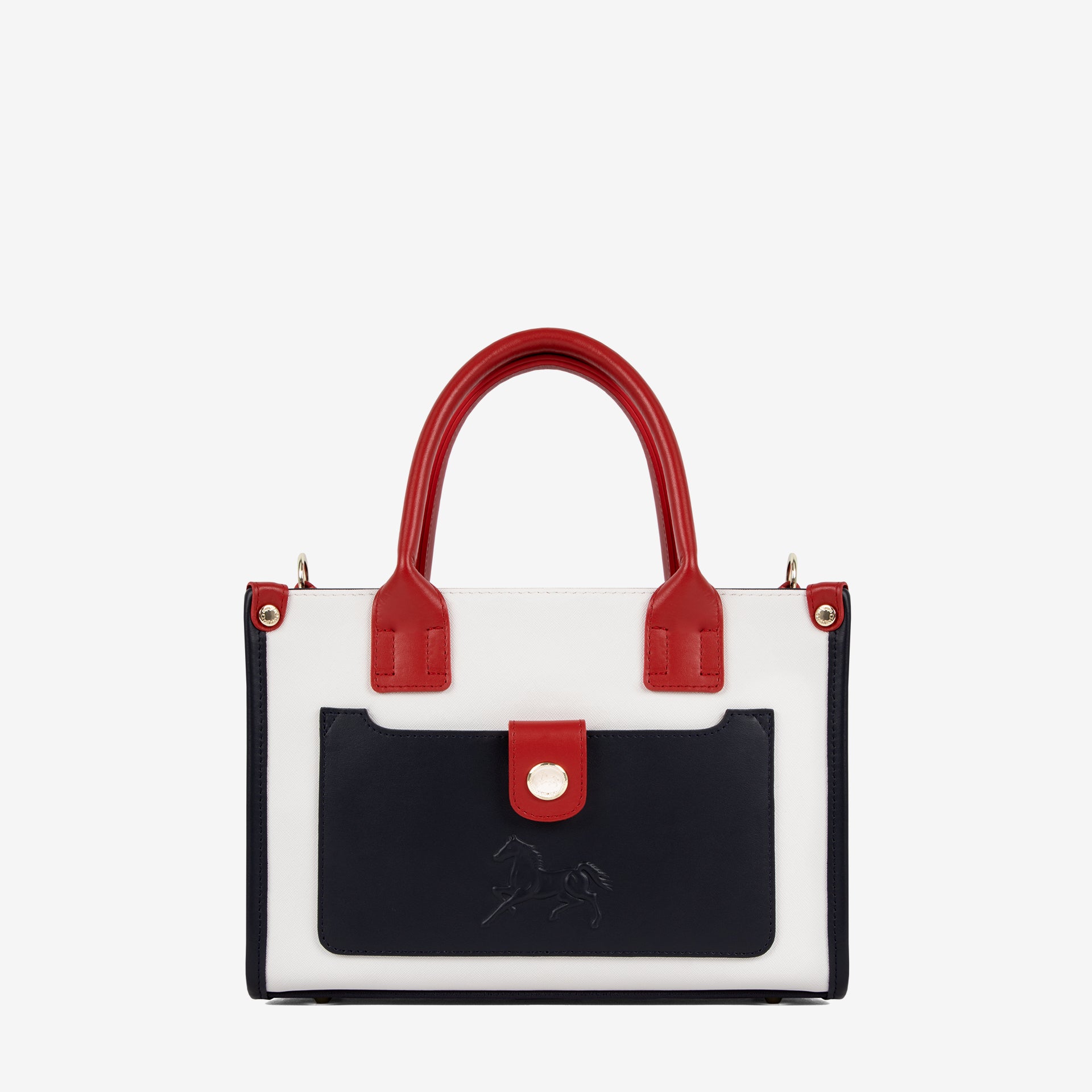Horse By Cavalinho Designer Handbag SKU 16230524.45 #color_navy / white / red