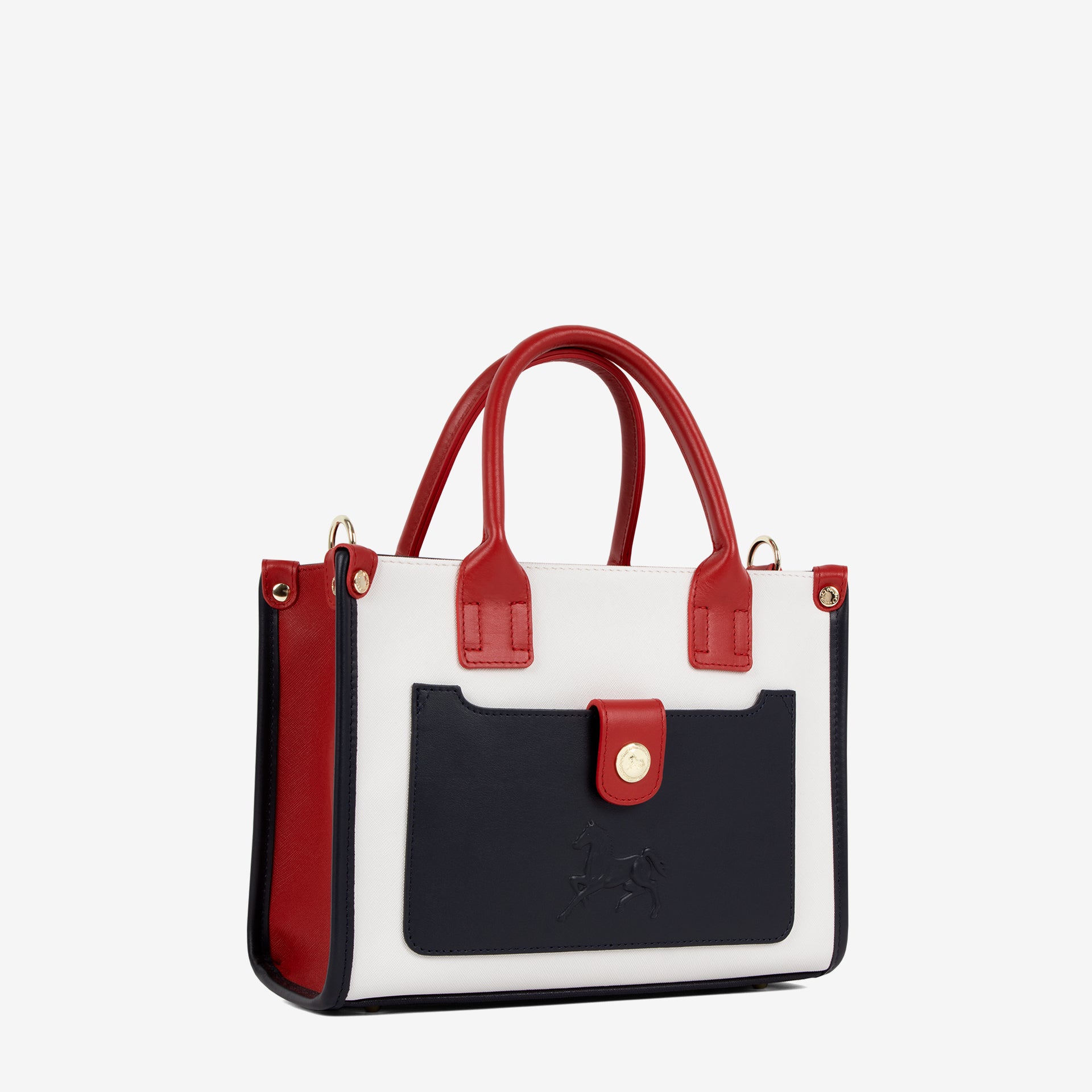 Horse By Cavalinho Designer Handbag SKU 16230524.45 #color_navy / white / red