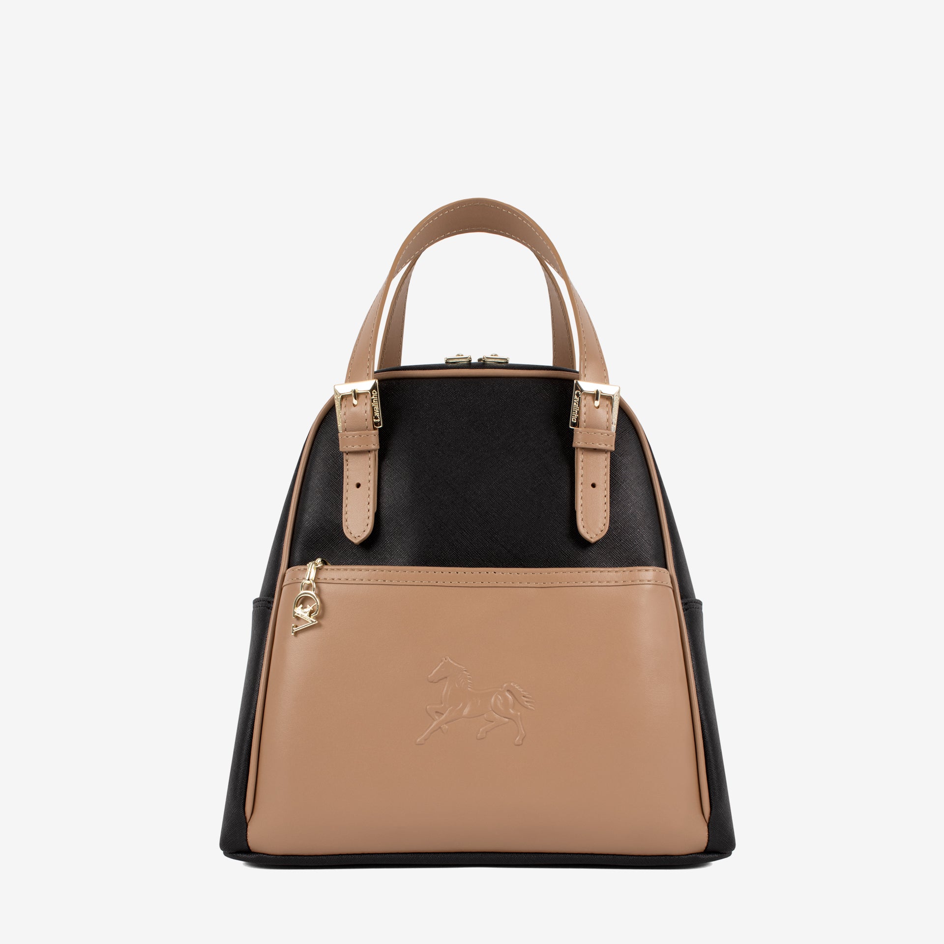 Horse By Cavalinho Designer Backpack for Women SKU 16230548.07 #color_sand / black