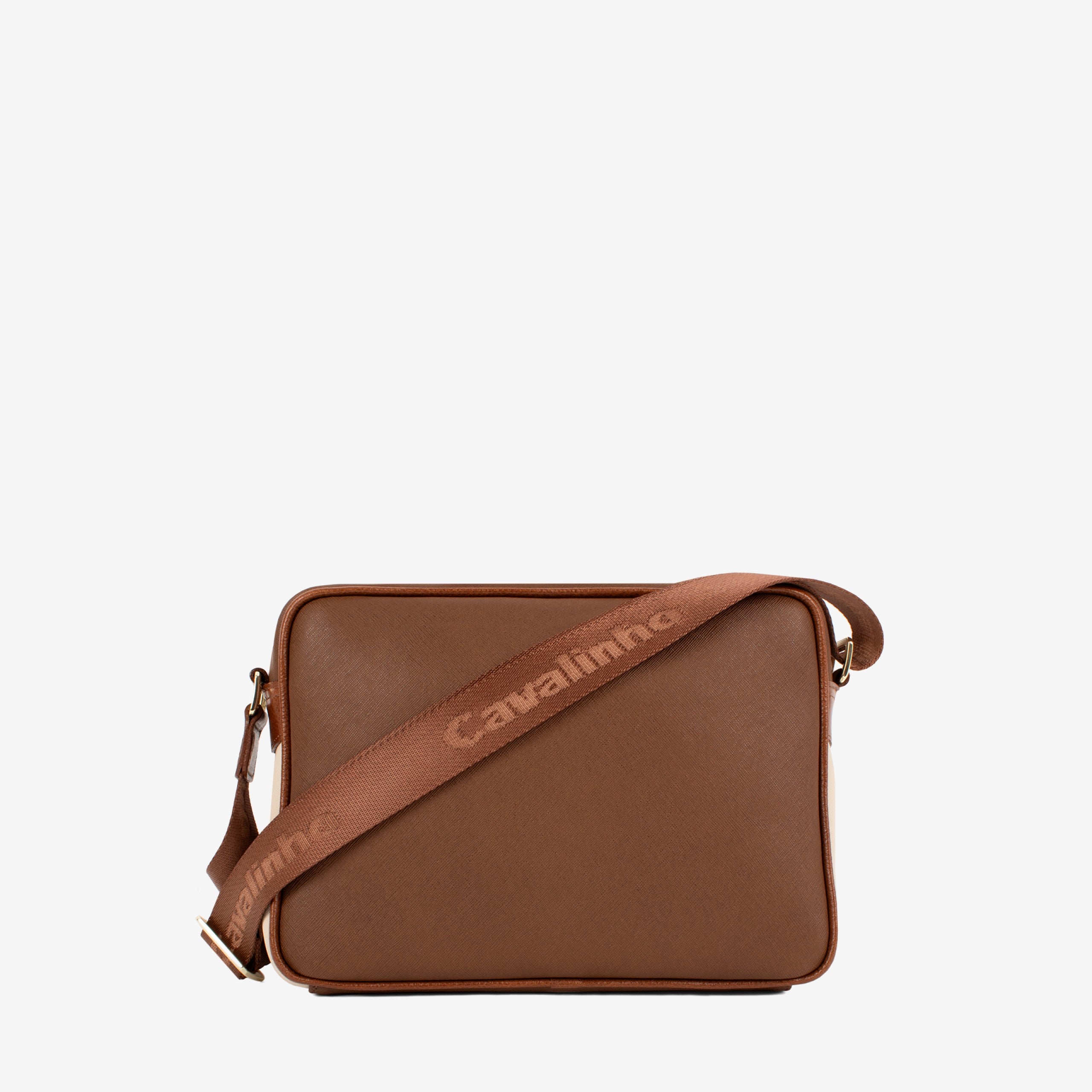 Horse By Cavalinho Beige and Brown Designer Crossbody Bag SKU 16230610.34 #color_saddlebrown / beige