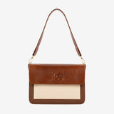 Horse by Cavalinho Brown Designer Shoulder Bag SKU 16230623.34 #color_saddlebrown / beige