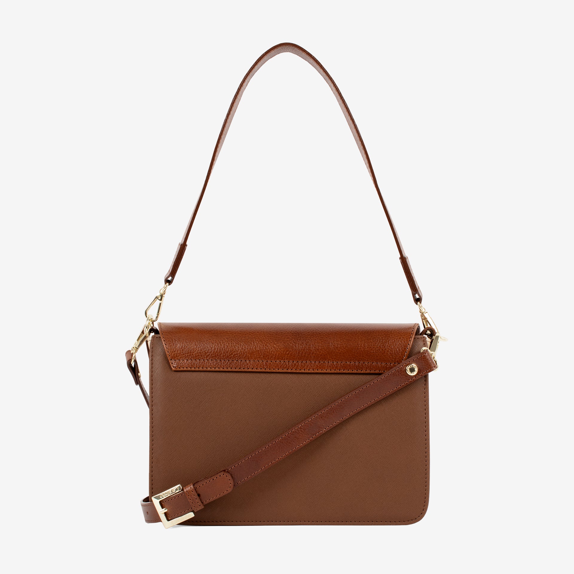 Horse by Cavalinho Brown Designer Shoulder Bag SKU 16230623.34 #color_saddlebrown / beige